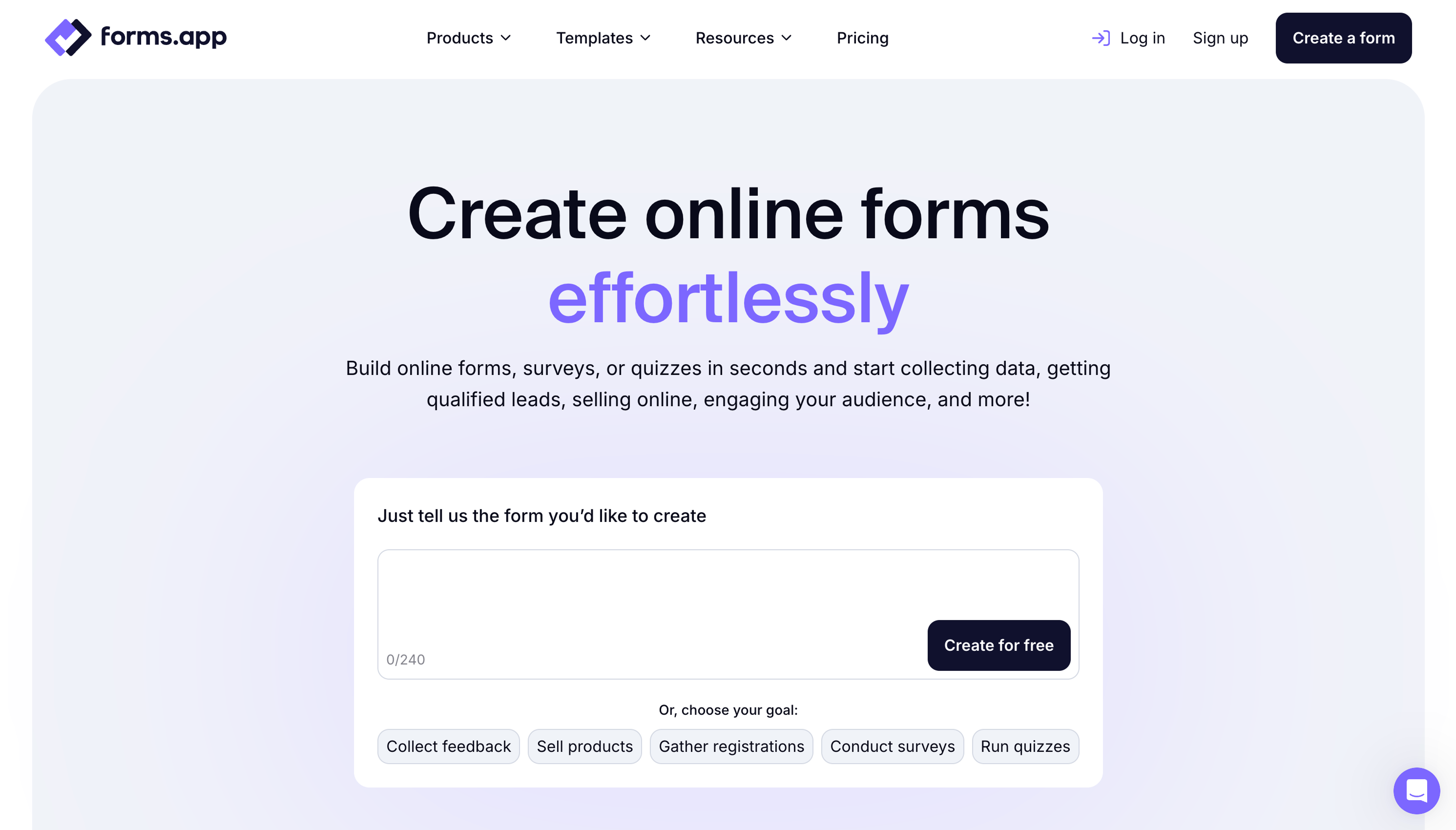 formsapp form builder