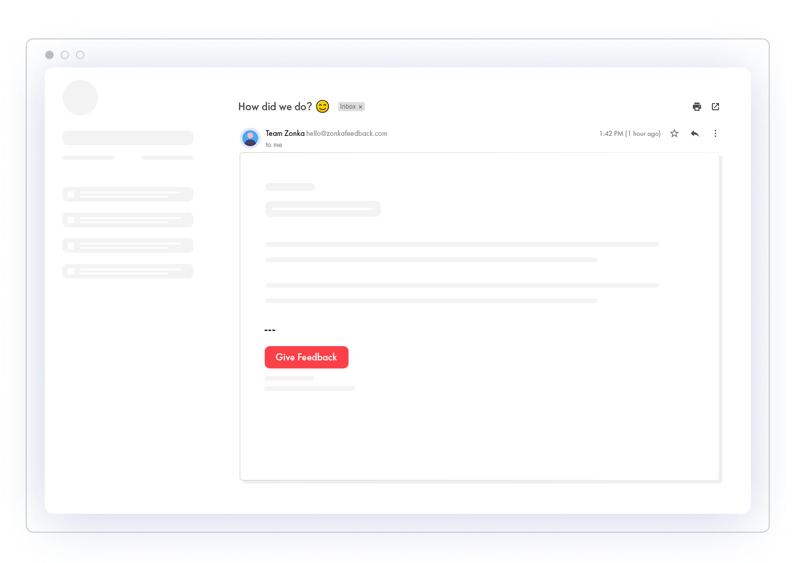 Button In-Signature Email Survey
