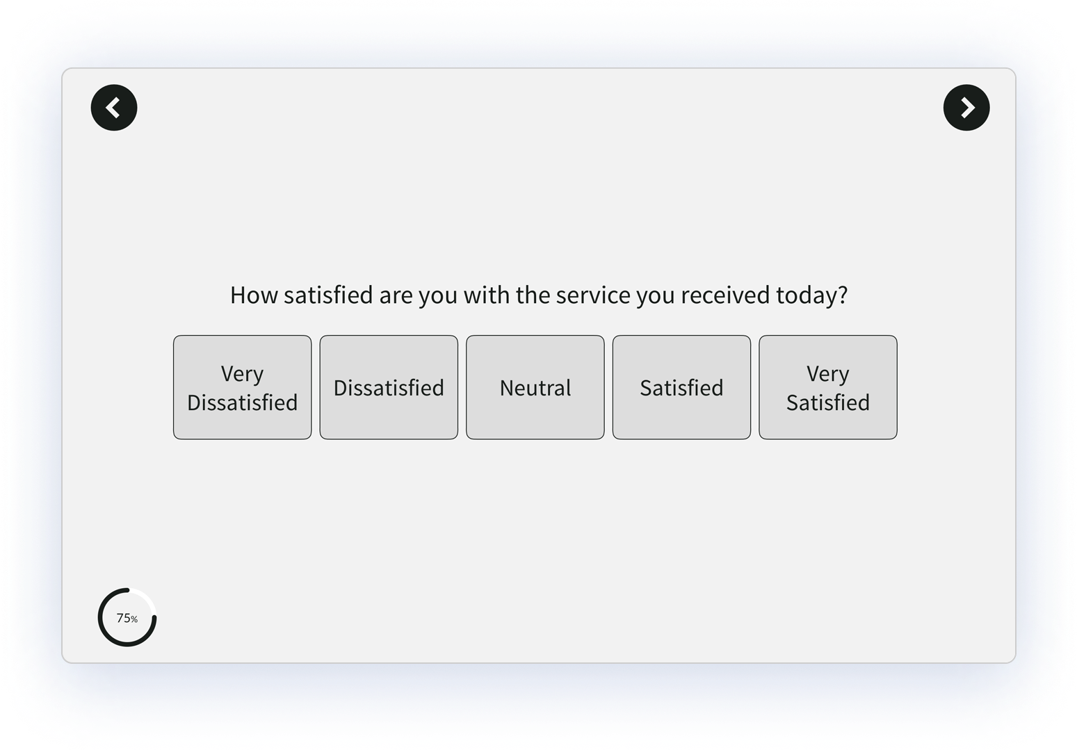 CSAT Button Rating Question