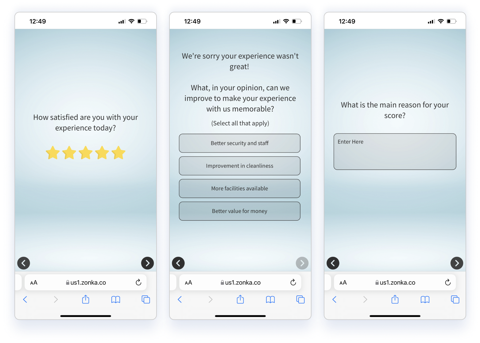 CSAT Mobile Surveys